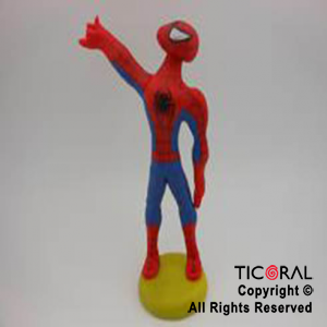 ADORNO SPIDERMAN ROJO PARADO PORCELANA FRIA x 1